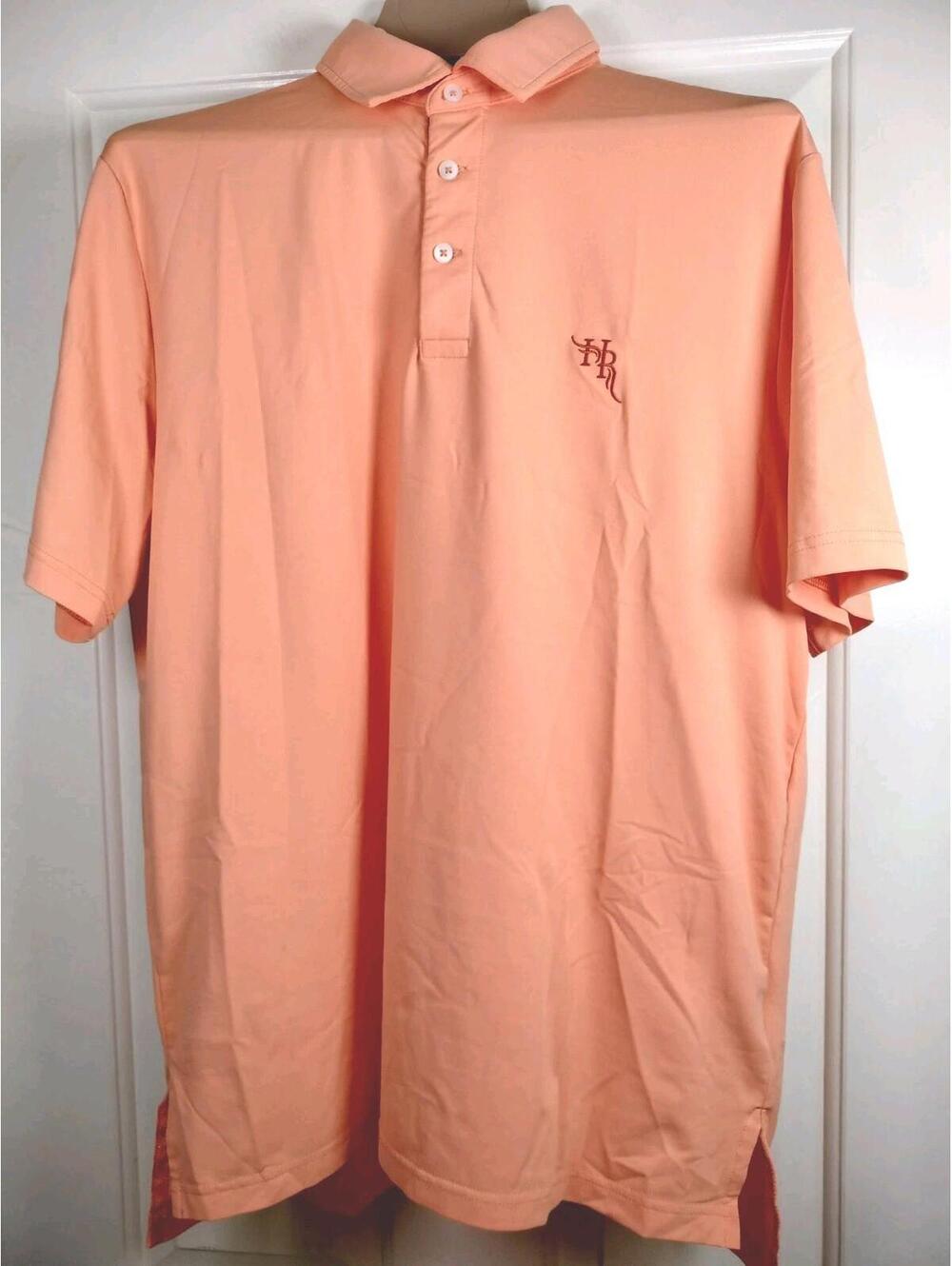 RLX‎ Ralph Lauren Men's Performance Golf Polo Orange 175/96A Size Large (L)